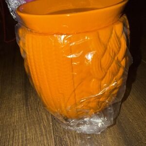 Pink Zebra Sweater Weather Orange Simmer Pot Wax Warmer